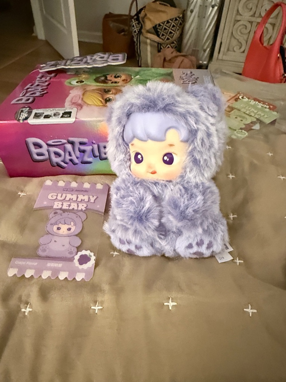 HACIPUPU Gummy Bear Series-Vinyl Plush
Pendant Blind Box (Grape)